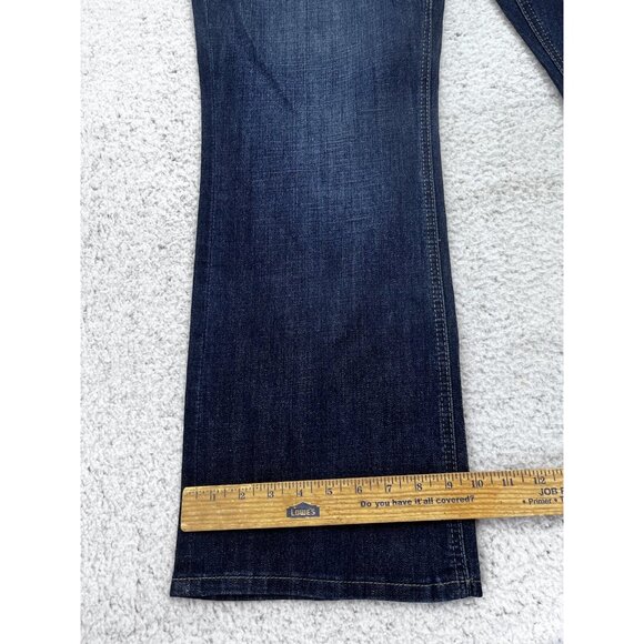 Melissa McCarthy Seven Dark Wash Slim Boot Denim Jeans Size 22 - Picture 5 of 12